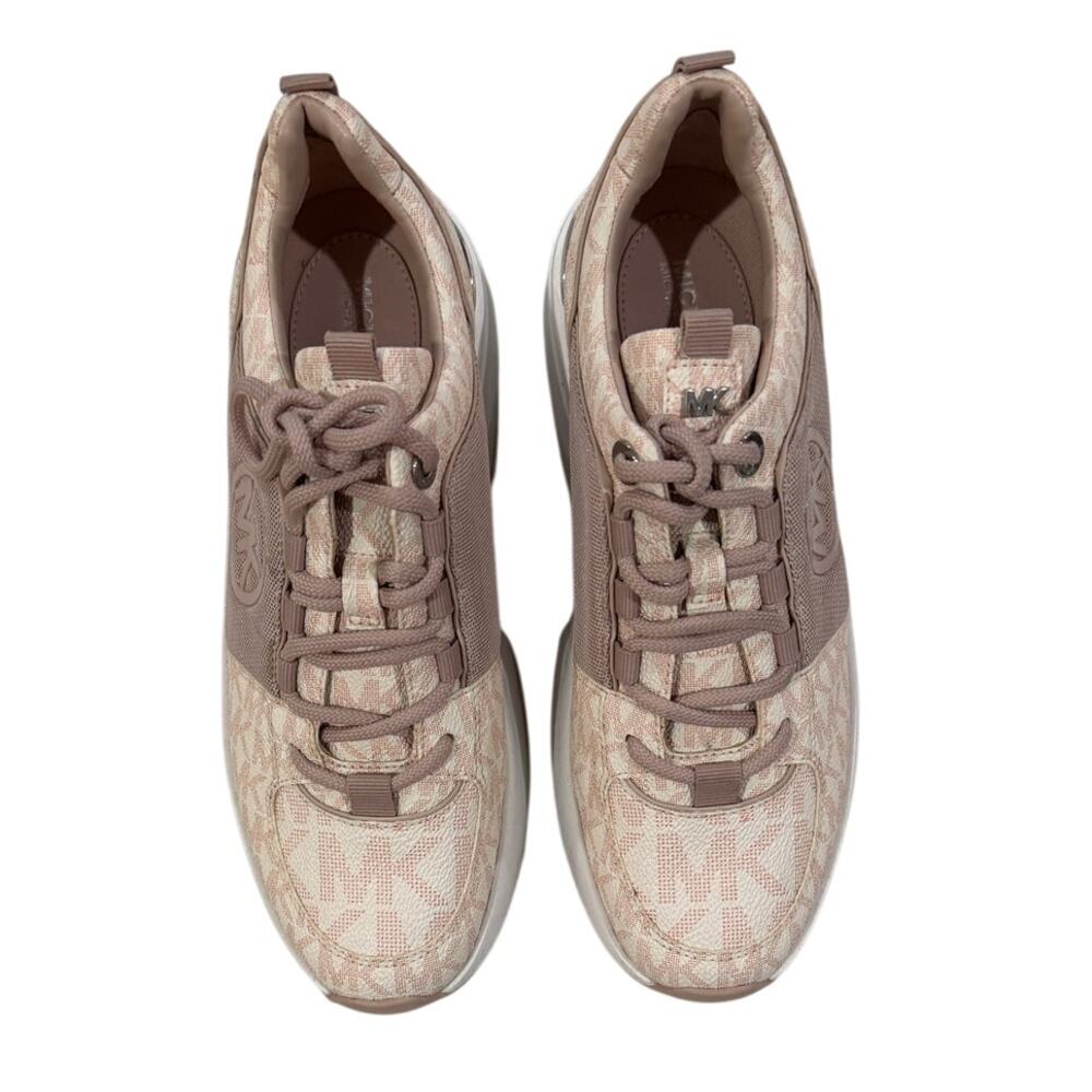 *DS18 MICHAEL KORS Women's Crista Trainer Sneakers Soft Pink Size 6